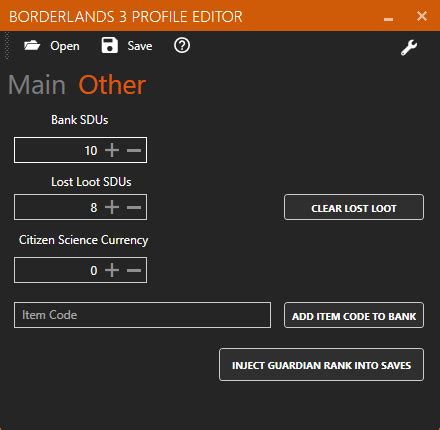 borderlands 3 profile editor pc.